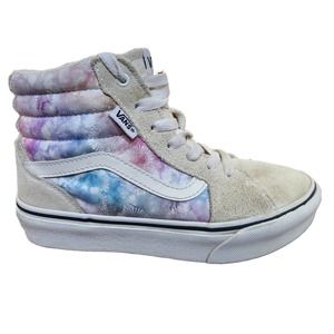 Vans Hi Sk8 Mid Suede Watercolor Sneakers Size 3.5